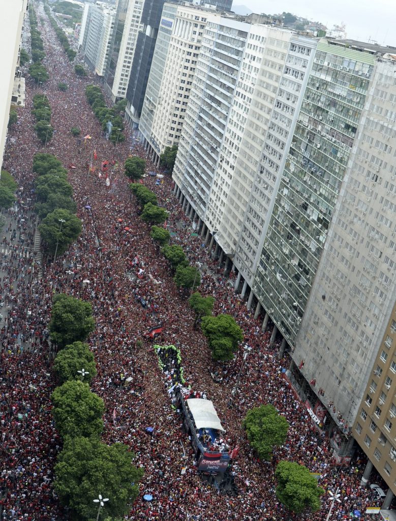 Comemoração na Av. Presidente Vargas | Flamengo Campeão da Libertadores 2019
