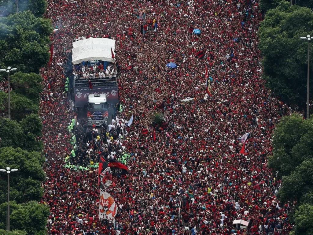 Comemoração na Av. Presidente Vargas | Flamengo Campeão da Libertadores 2019