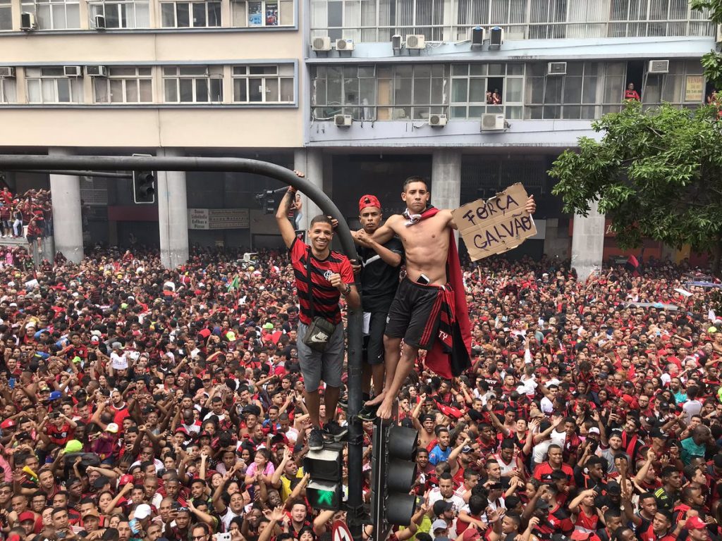 Comemoração na Av. Presidente Vargas | Flamengo Campeão da Libertadores 2019