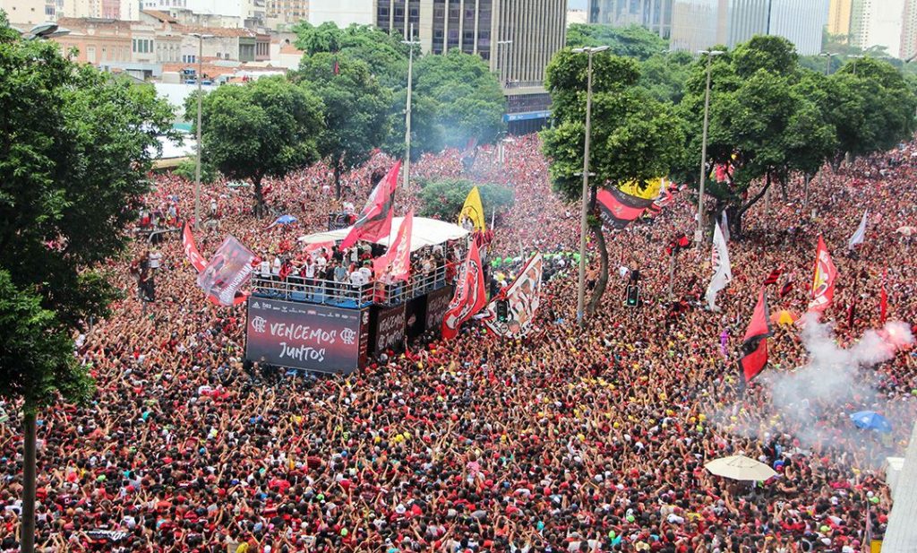 Comemoração na Av. Presidente Vargas | Flamengo Campeão da Libertadores 2019