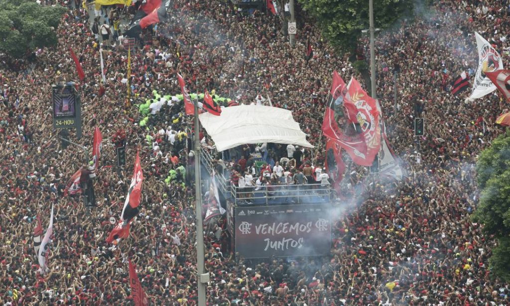 Comemoração na Av. Presidente Vargas | Flamengo Campeão da Libertadores 2019