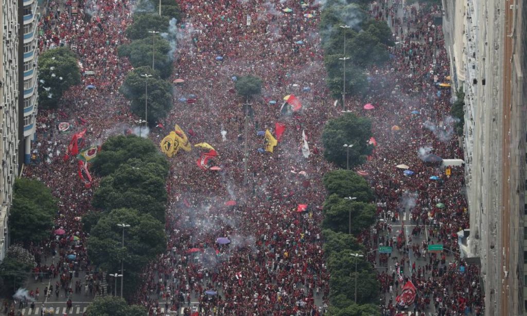 Comemoração na Av. Presidente Vargas | Flamengo Campeão da Libertadores 2019